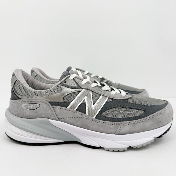 New Balance Mens Classics 990v6 Sneakers US 8 M Grey Suede Made in USA NIB - Picture 3 of 11